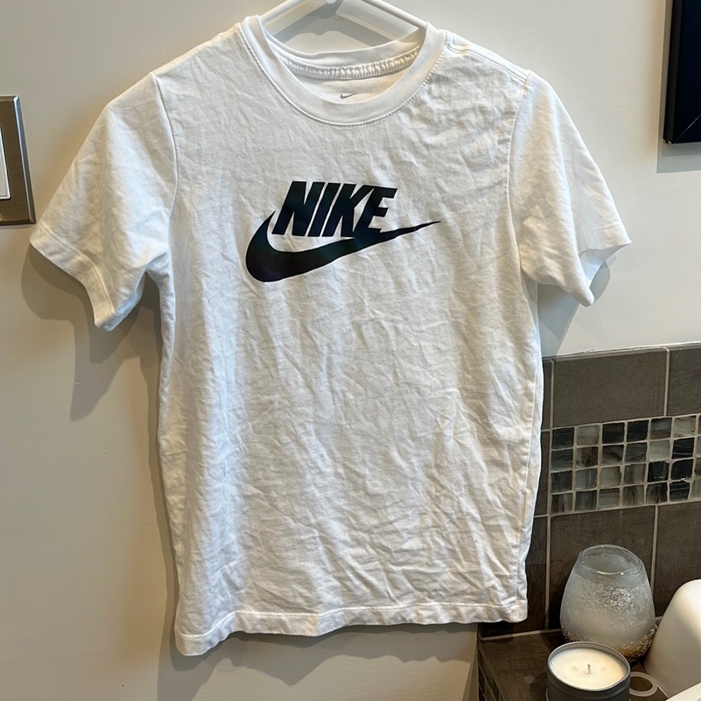 Holographic nike tee